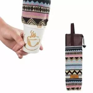 ( )캠핑 종이컵 보관함 컵파우치 캠핑파우치 컵수납함 휴대용파우치 캠핑용파우치 컵포장 종이컵홀더 컵정