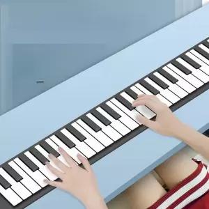 접이식 전자피아노 롤업 스피커 헤드폰 이동식 키보드