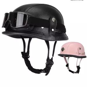 반모헬멧 클래식 빅사이즈 바이크 레트로 스냅백 모자