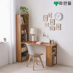 [착불배송] 파란들가구 23T상판 E0 LPM 1400 5단400책장 2단장 틈새 h형책상세트