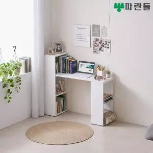 [착불배송] 파란들가구 23T상판 E0 LPM 1400 3단400책장 2단장 틈새 h형책상세트