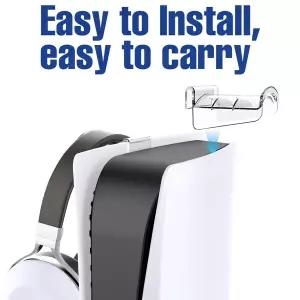 슬림 헤드폰 스탠드 행어 헤드셋 후크 선반 스탠드 PS5 및 PS5 슬림 게임 콘솔용 헤드폰 거치대