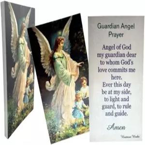 웨스트몬 미국산 기도가 포함된 가디언 엔젤 홀리 카드 벌크 팩 10개 세트 제작