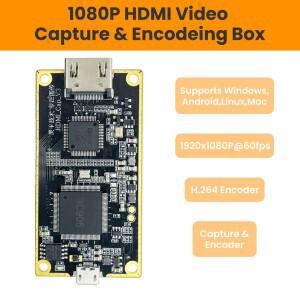 LCC260 HDMI to USB 2.0 비디오 캡처 카드 H264 & MJPEG 듀얼 스트림 인코더 UVC UAC 오디오 레코더 라이브