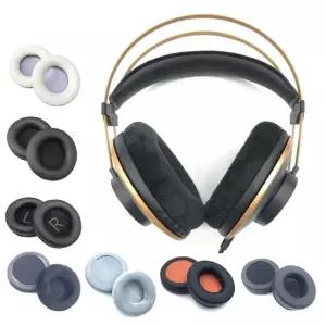 AKG K52 K72 K92 K240 K242 AKGK240 AKGK52 헤드폰 헤드셋 벨벳 이어 패드 용 교체 메모리 폼 이어 패드 쿠