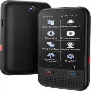 WiFi가 필요 없는 언어 번역기 150개 이상의 언어로 업그레이드된 VORMOR AI ChatGpt 오프라인/사진/실시간