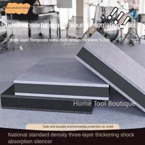바닥 방음층 충격 흡수 패드 3층 단열재 스폰지 드럼 두꺼운 소음 감소 방음재