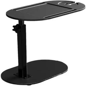 스탠드형 블랙 대나무 욕조 트레이 높이조절 프리미엄 반신욕 사이드 테이블 와인 태블릿 거치대