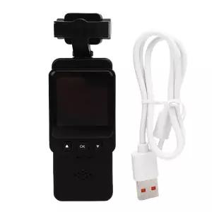 호환  웨어러블 카메라 풀 컬러 LCD 스크린 사이클 녹화 웨어러블 캠코더 1080P 360도 회전식 렌즈사이클링