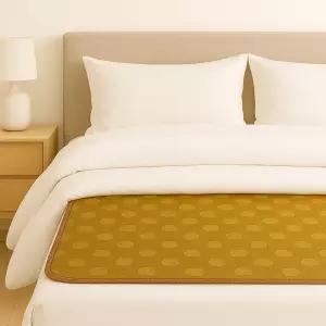 일광 모터가 없는 자연 순환방식 초절전 무소음 황토볼 어싱 온수매트 더블 전체난방형 140cmX200cm