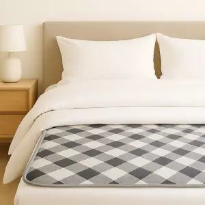 일광 국내 제작 온도 과열방지 동파 방지 모면체크 온수매트 더블 전체난방형 140cmX200cm