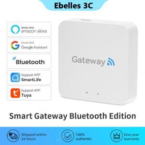 Tuya 스마트 게이트웨이 허브 Bluetooth 호환 무선 홈 브리지 BT-WiFi 라이프 앱 Alexa Google과 함께 작동