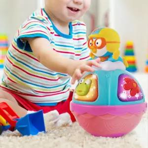 유아 뽀로로 LED 클래식 노래 아기 오뚝이 장난감 멜로디 아이 놀이 어린이집