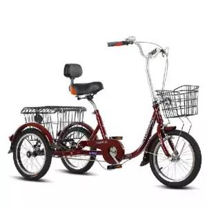 성인 세발자전거 할머니 할아버지 노인 어르신 바구니 짐칸 3륜 삼륜 안전 자전거