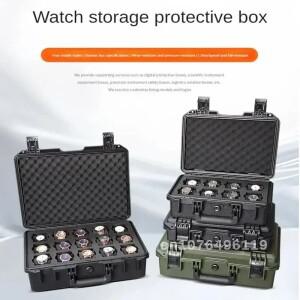 2681620 슬롯 플라스틱 시계 상자 안전 장비 케이스 휴대용 도구 충격 방지 보관용 폼 포함
