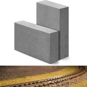 파텔라이 2팩 기차 트랙 청소기 X 청소 호 0.8, 스케일 N 액세서리(3.2 블록 연마 지우개 그레이) 2 철도 모델