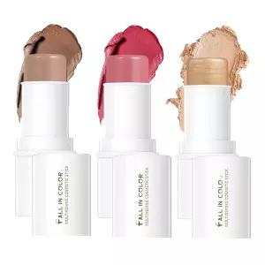 메이콜리 메이크업 스틱 세트 컨투어 블러셔 형광펜 페이셜 리페어 브론저 3D 원더 셰이딩 볼 립 를 위한