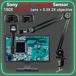 YIZHAN 4K 전자 디지털 현미경(납땜용) 1/1.8