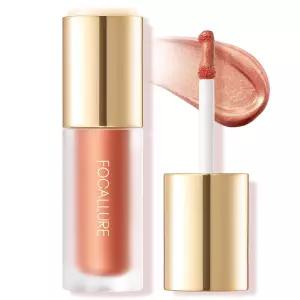 포칼루어 쉬머 리퀴드 형광펜 매끄러운 크림 포뮬러 논-그리스 피니시로 자연스러운 광채와 오래 지속되는