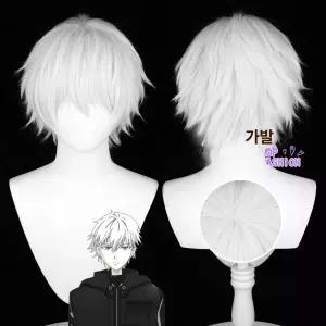 [해피디아리오] 코스프레 할로윈 도쿄 구울 카네키 켄 코스튬 남성가발