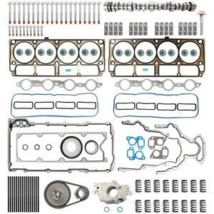 E1840P 허당 2단계 캠샤프트 키트 포함 /헤드 개스킷 세트 타이밍 체인 터 스프링 M295 오일 펌프 장착 GM 쉐보레 LS LS1 4.8L 5.3L 6.0L 6.2L 1997-2013 1259536 12589226 12499225 PR614S