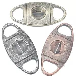 시가 컷팅기 흡연가위 선물 애연가 악세서리 나이프 브론즈 자르기 펀치 칼 커터 스테인리스