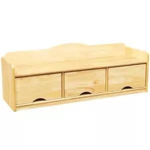 하단서랍 등받이있는 어린이 원목 벤치의자 교회 놀이방 성당 강당