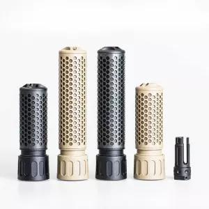 금속 소음기 QCD 전술 서바이벌 파이프 HK416 SLR