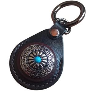 125Khz RFID T5577 쓰기 가능 액세스 제어 13.56Mhz UID 변경 가죽 금속 태그 토큰 키팝 키체인 IC