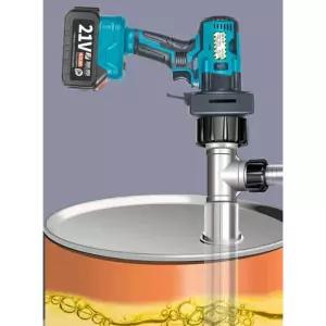 말통자바라 전기 디젤 기름 경유 고출력 펌프+파이프+충전기개+배터리개 휴