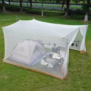 초대형 지퍼 타프스크린 매쉬스크린 모기장 타프쉘 렉타 헥사