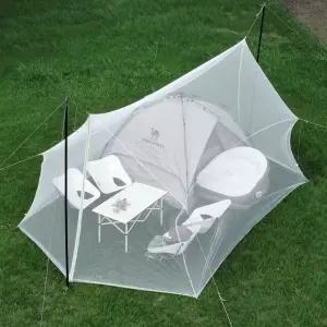 지퍼형 매쉬스크린 타프스크린 모기장 쉘터 렉타 헥사 화이트 블랙