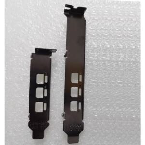 I/O 실드 배플 백 플레이트 NVIDIA P400 그래픽 카드용 베젤 전체 절반 높이 블랭크