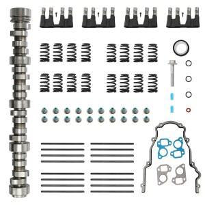 터 푸시로드 세트가 장착된 5.3L 허름한 2단계 캠샤프트 키트, 1997-2007 GM 쉐보레 LS1 4.8 5.3 5.7 6.0 6.2 V8 LSX 엔진에 장착, E1840P E-1840-P PAC-1218 HL2148S PR-15740S 대체