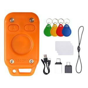 브릴리언트 카멜레온 V2.0 리스타트 RFID 에뮬레이터 125Khz 13.56Mhz 리더 5UID 키체인+ 3CUID 화이트