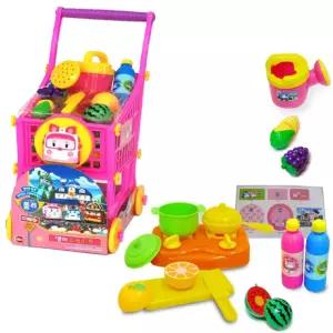 유아 로보카폴리 엠버 쇼핑 카트 여아 주방놀이 장난감 어린이 아동 키즈 아이