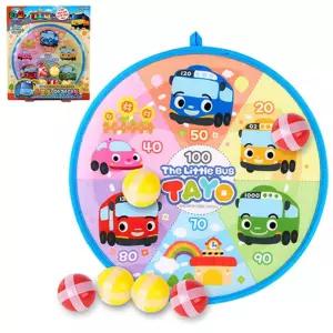 유아 타요 벽걸이 소프트 다트판 다트공 세트 장난감 던지기 아이 가정용 스포츠