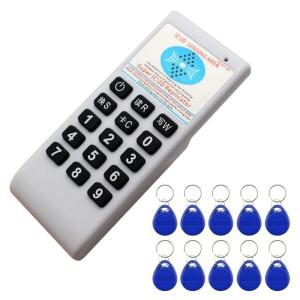 ABSQ-RFID 스마트 카드 리더기 IC/ID 및 라이터+ 10PCS 키체인 125Khz 복제기