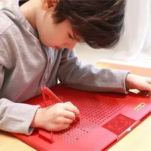 유아 글자 쓰기 그림 그리기 자석펜 구슬 자석 패드 아이스케치북 아동 선물용