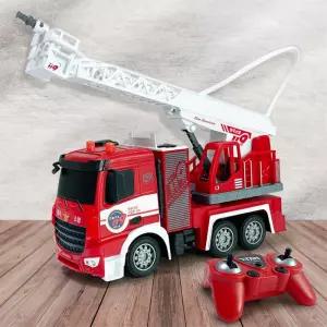 유아 리모컨 조종 대형 물나오는 소방차 RC카 장난감 자동차 구조대 완구 아이