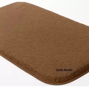 리부 LYVOO 발매트 바닥매트 미끄럼방지매트 주방매트 욕실발매트 현관매트 미끄럼방지패드 Brown 40X60