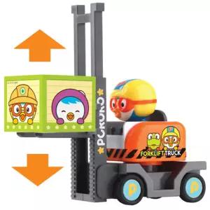 유아 뽀로로 손조작 미니 지게차 중장비 자동차 장난감 키즈 공사장차 아동 아이
