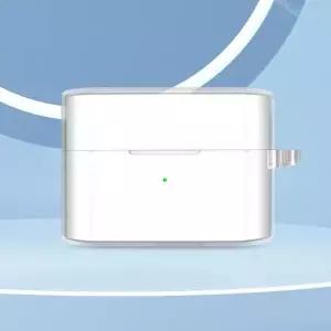 실리콘 투명 이어폰 케이스 카라비너 충전 슬리브가 있는 안티 드롭 케이스 소니호환 WF-1000XM6용 충격 방