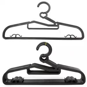 바지걸이 슬림옷걸이 하트 논슬립옷걸이 블랙 10P 옷걸이 치마걸이 행거 스마트