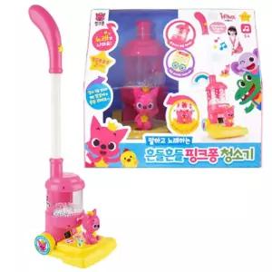 유아 핑크퐁 노래 소리나는 핑크 무선 청소기 장난감 선물용 아동완구 아이 키즈