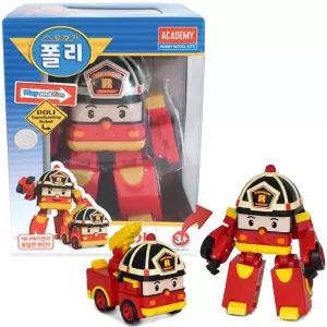 유아 로보카폴리 로이 소형 변신로봇 소방차 장난감 아동완구 어린이선물 동작