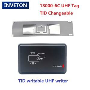 TID 변경 가능 UHF 18000-6C RFID 리더기 건식 인레이 태그 ISO18000 6C EPC 수정 재기록 작가