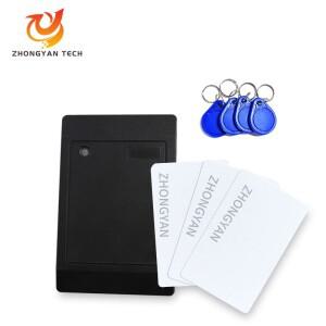 액세스 제어 시스템용 방수 RFID 비접촉식 카드 리더 ID Wiegand26 13.56Mhz RS232 RS485 UART IP68