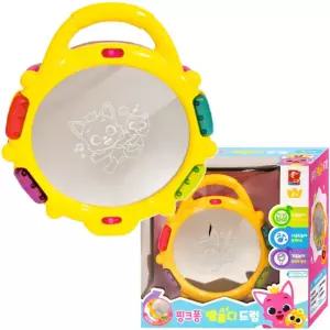 유아 핑크퐁 동요 노래 소형 LED 드럼 악기 장난감 아동완구 어린이 아이선물
