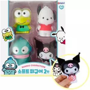 유아 산리오 삑삑 소리 미니 피규어 인형 세트 장난감 여아선물 어린이완구 아동